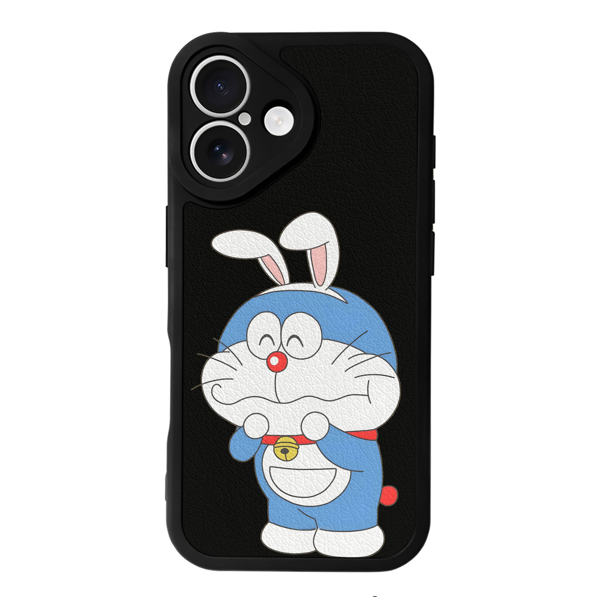 （画像用） ドラえもん Doraemon 【iPhone 16シリーズ対応】シリコンスマホケース（レザー調） 材質：シリコン
